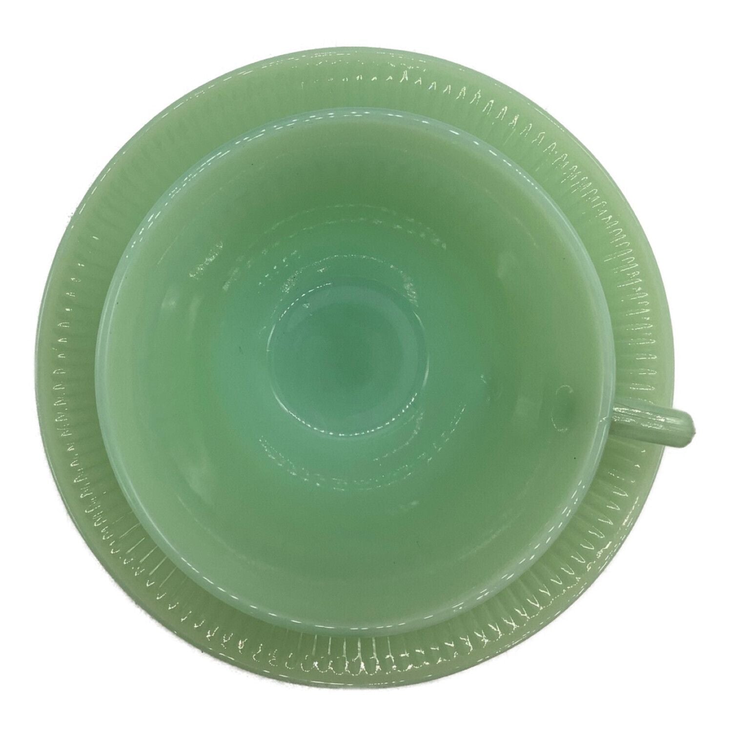 Fire King 40-50's Jade-ite Jane Ray Cup & Saucer – ELDEMIC Fire King 40-50's Jade-ite Jane Ray Cup & Saucer – ELDEMIC