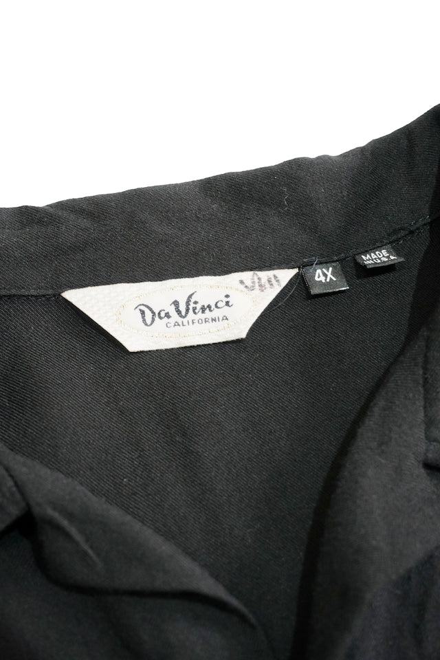 トップス 1960's USA Rayon open collar shirt Vintage S/S open collar rayon shirt [1960s-] Vintage Rayon